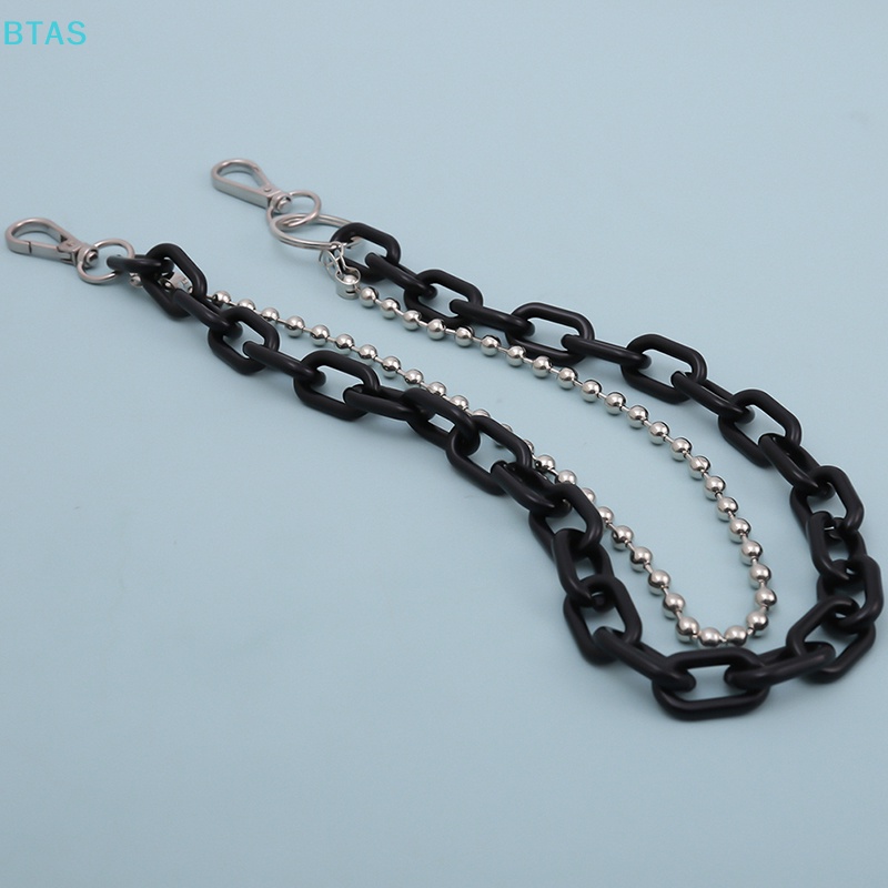 Dây Xích Hai Lớp Bằng Acrylic Phong Cách Punk Hip Hop Trang Trí Quần Jean