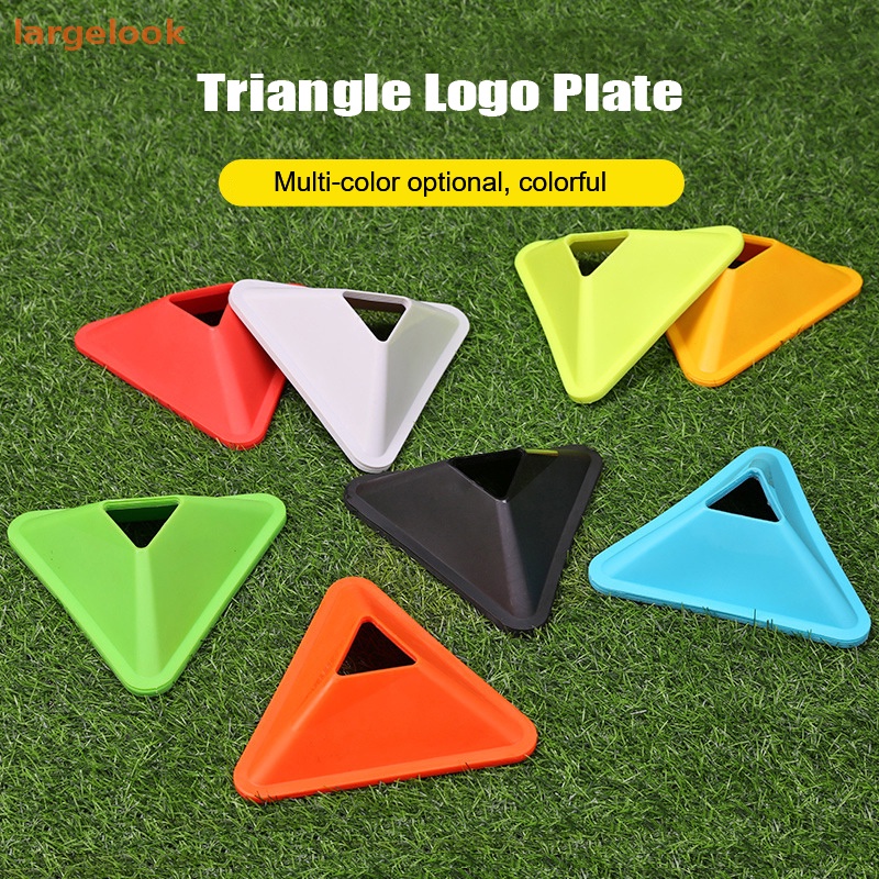Đĩa Chặn Hình Tam Giác Bằng PVC Có 4 Màu Dùng Luyện Tập Đá Banh / Bóng Rổ