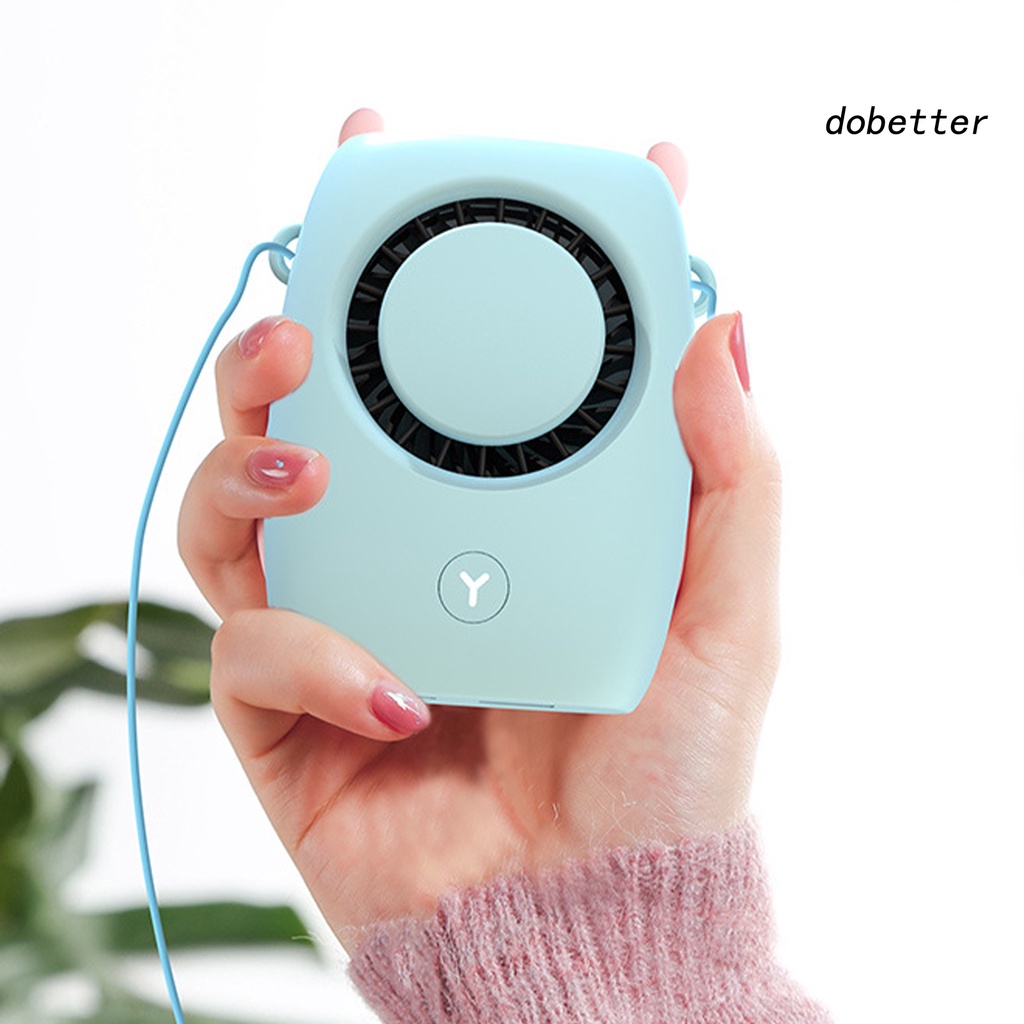 Quạt Đeo Cổ Chống Mài Mòn Thiết Kế Nhỏ Gọn Có Thể Sạc Lại Bằng Cổng USB Cho Văn Phòng