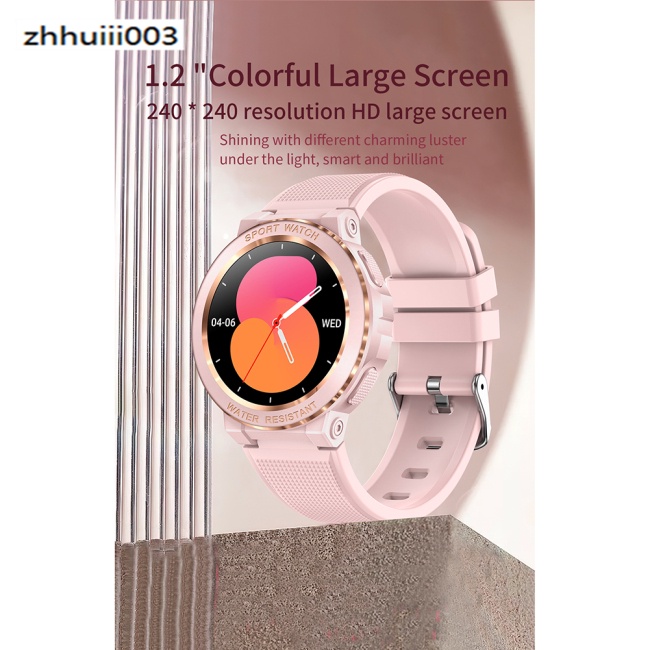 Đồng Hồ Thông Minh ZHIHUI Mk60 Màn Hình Cảm Ứng Kết Nối Bluetooth Chống Thấm Nước Có Chức Năng Nghe Gọi Cho Nữ