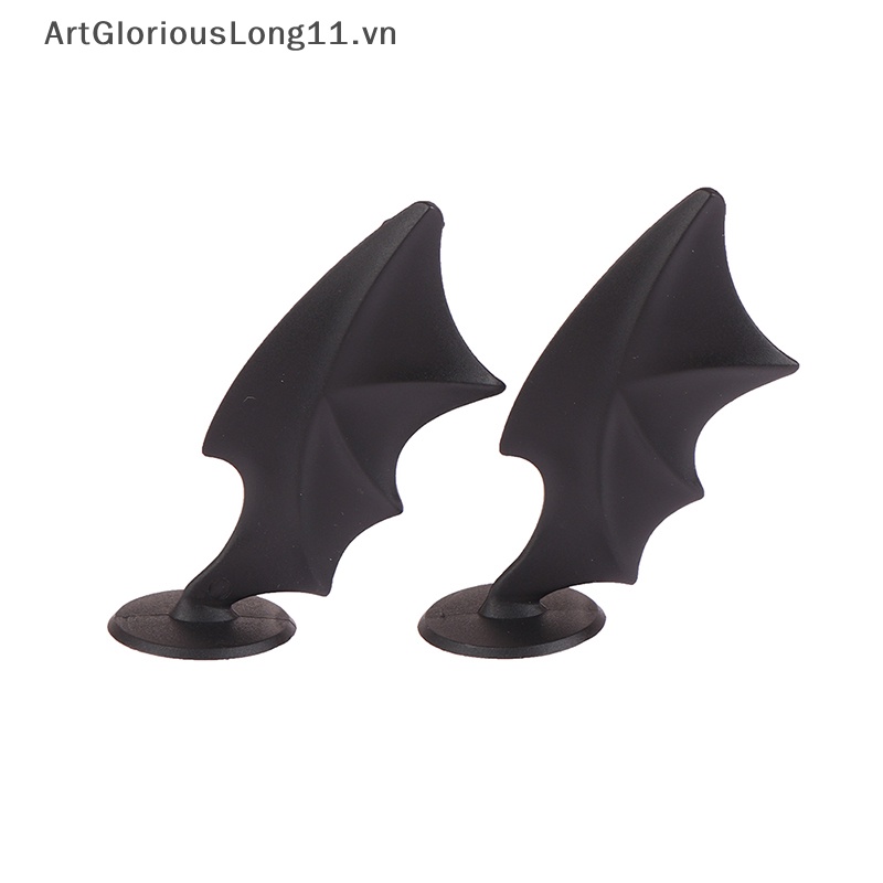 Set 2 Miếng Dán Trang Trí Nón Bảo Hiểm Xe Mô Tô / Xe Hơi Hình Quỷ Độc Đáo