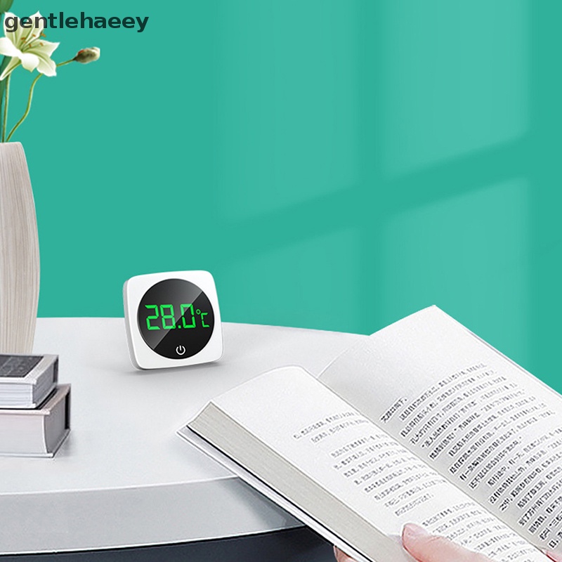 Nhiệt Kế Điện Tử Mini Tự Dính Màn Hình LCD Hiển Thị Nhiệt Độ Hồ Cá 0-60°C Bộ Đồ Thời Trang Kiểu Dáng Xinh Xắn Cho Bé