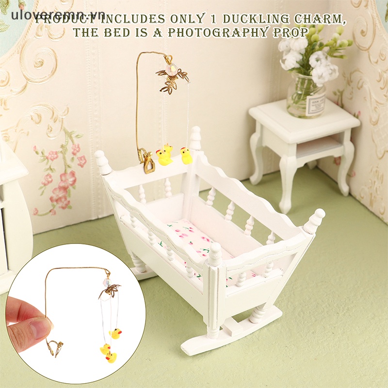 Đồ trang trí Chú Vịt Nằm Ngủ Mini Tỷ Lệ 1: 12 Trang Trí Nhà Búp Bê