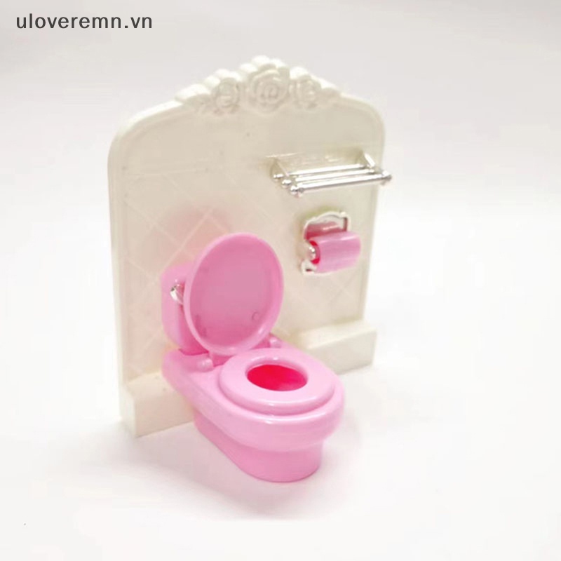 Mô Hình Nội Thất Phòng Tắm / Ngủ Độc Đáo Trang Trí Nhà Búp Bê Tỉ Lệ 1: 12