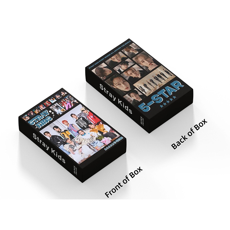Stray Kids LOMO Card Set 55 Tấm Thẻ Ảnh 5-STAR Hình Nhóm Nhạc
