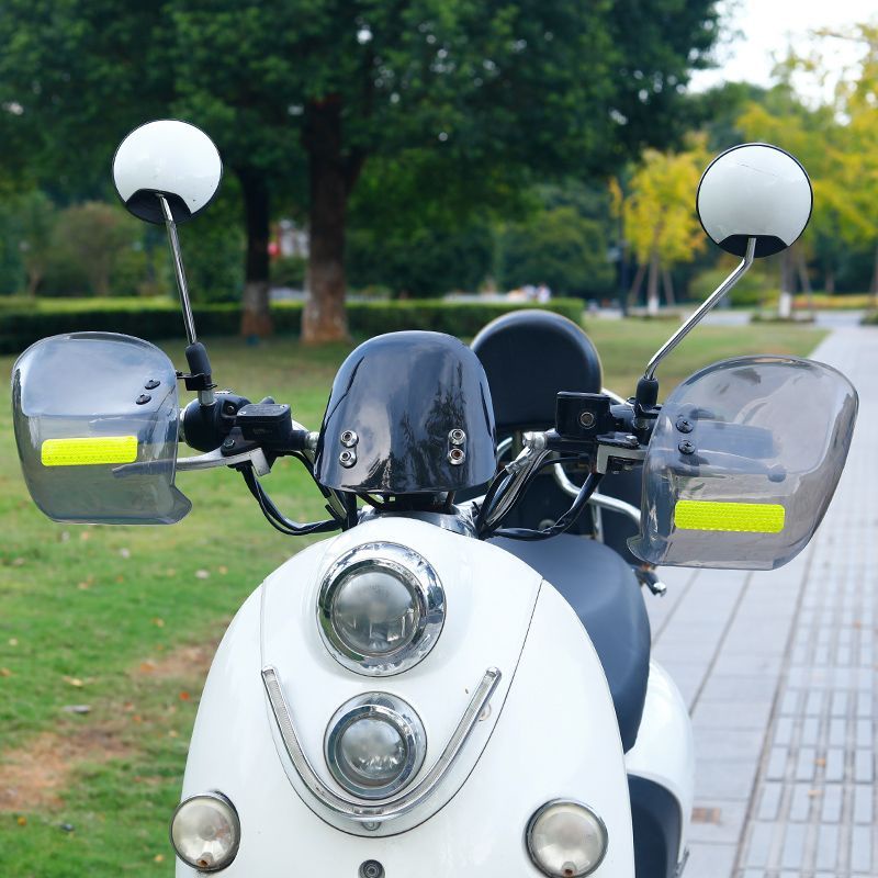 Xe điện handguard xe máy handguard kính chắn gió găng tay bảo hộ phong cách mới xe điện handguard xe máy tay lái xe máy lạnh-proof kính chắn gió ba-di