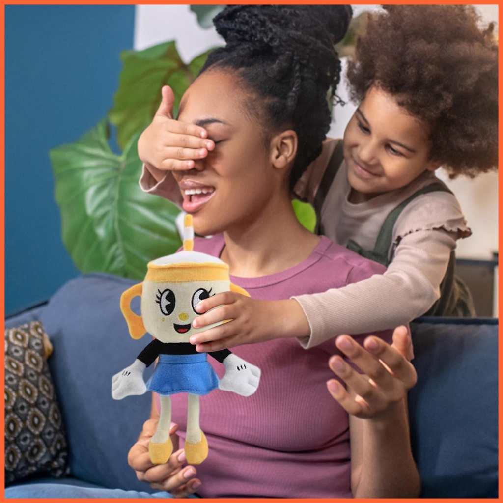 Đồ Chơi Nhồi Bông Cala Maria Ms. Búp Bê Mugman King Devil Cuphead Nhồi Bông Mềm Mại