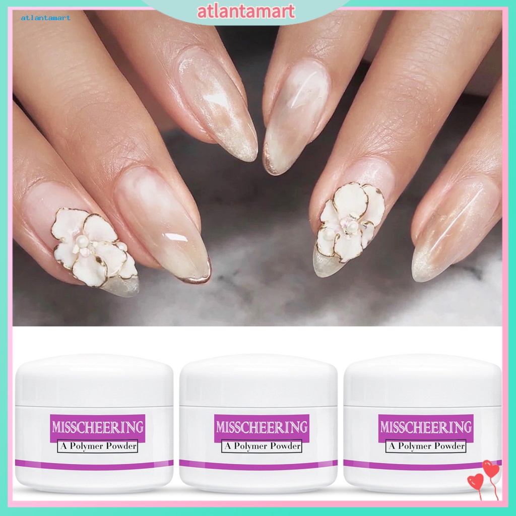 Túi Đựng Đồ Dùng Cao Cấp Tiện Dụng| Bột Polymer 3D Màu Trắng Hồng Dễ Sử Dụng Để Trang Trí Móng Nghệ Thuật 23g