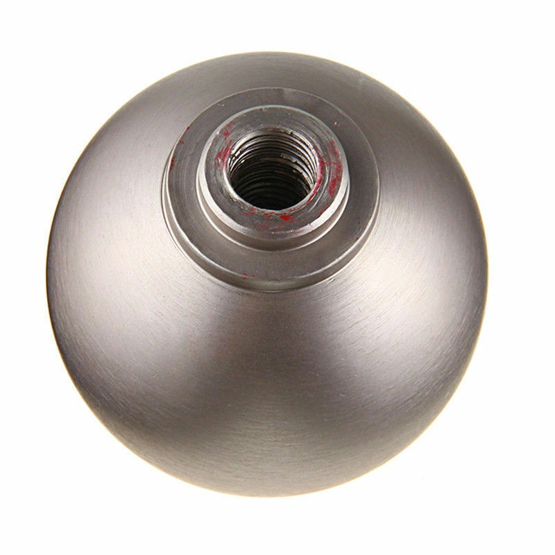 Tay Nắm Cần Số Xe Hơi Bằng Nhôm Màu Bạc 5 / 6 Tốc Độ