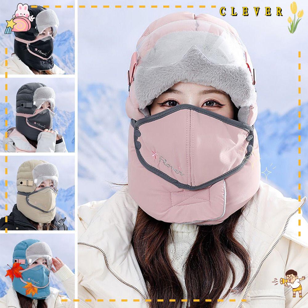 Mũ Trùm Tai Giữ Ấm Mùa Đông Chất Liệu Dày Dặn