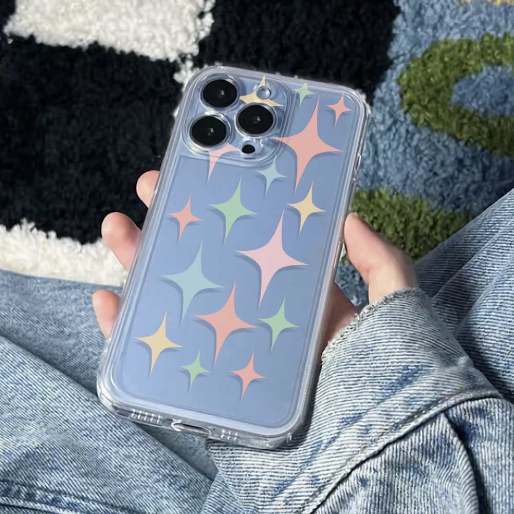 ✅Ốp Điện Thoại Mềm Chống Sốc Kiểu Đơn Giản 6In Cho Iphone 1114Pro 78I 12 max 13 BZM8