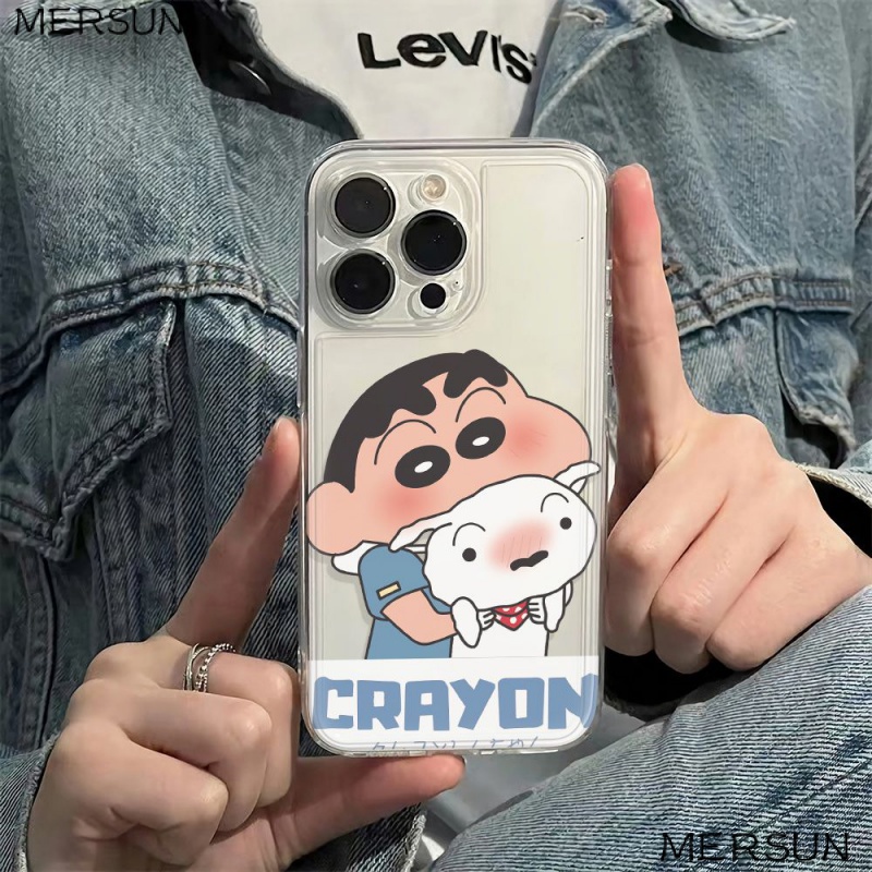 ✅Ốp Điện Thoại Mềm Chống Sốc Hình Shin-Chan Cho Iphone 6Siphone 12 13 1114 Pro Max 78 7GQK