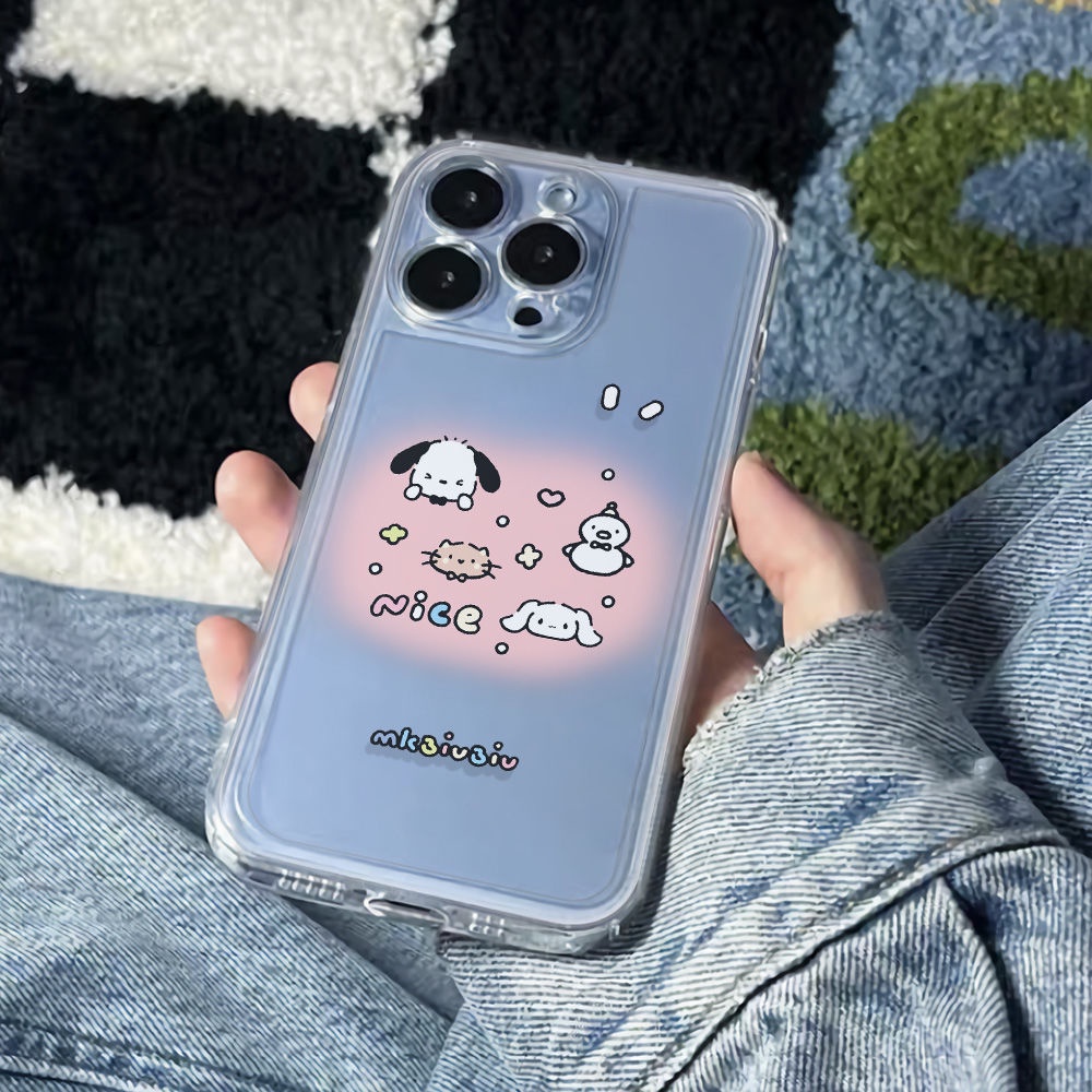 ✅Ốp Điện Thoại Mềm Chống Sốc Hình Cún Pacha 78 Cho Iphone 13max 11Plus 6 12 14pro