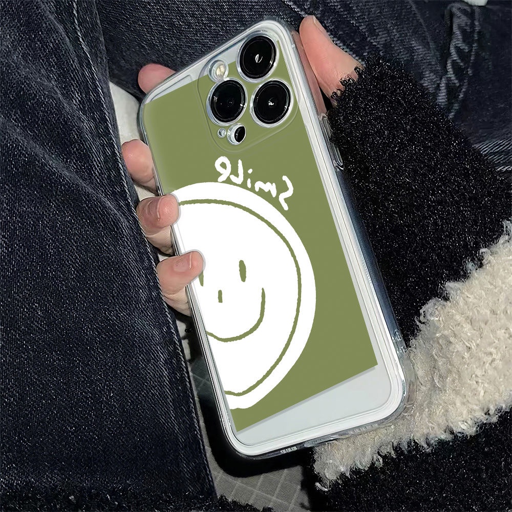 ✅Ốp Điện Thoại Mềm Chống Sốc Họa Tiết Mặt Cười 116In14Pro 13 Cho iPhone1278 max Apple CJ1E