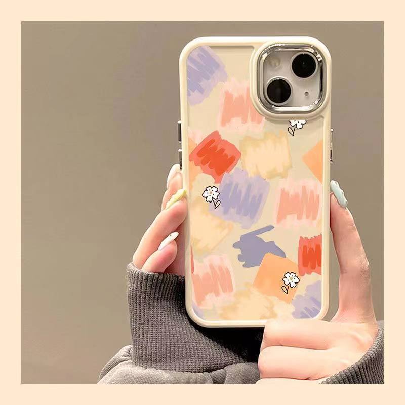 ✅Ốp Điện Thoại Mềm Màu Nước Mùa Hè / Metal 11 Iphone13Pro Apple 14pro Max xr12