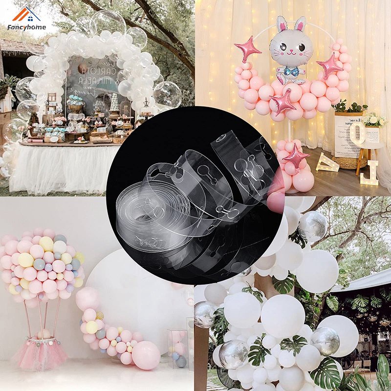 Dây Nối Bong Bóng Trong Suốt Hai Lỗ Dài 3M Dùng Trang Trí Tiệc