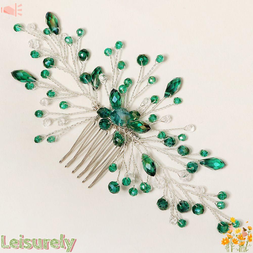 Lược Cài Tóc Hình Chiếc Lá Dễ Thương Xinh Xắn|Kẹp Tóc Hình Vương Miện Thời Trang