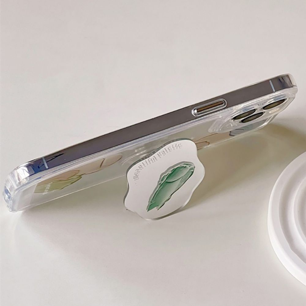 Ốp Điện Thoại TPU Mềm Chống Sốc Có Giá Đỡ Màu Graffiti Cho IPhone 14 Pro Max 13 12 11 Pro Max XS XR 7 8 Plus