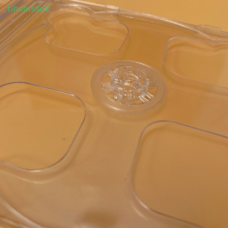 Hộp Nhựa PP Trong Suốt Đáy Vuông Đựng Đĩa CD 2 Ngăn Tiện Dụng