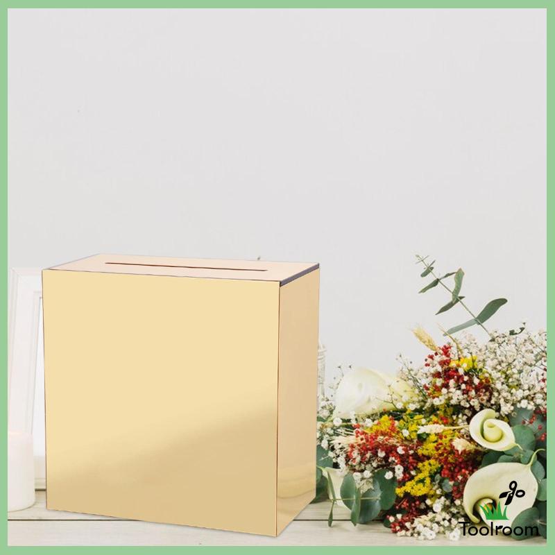 Hộp Đựng Thẻ Bằng Acrylic Siêu Bền Tiện Dụng Cho Tiệc Sinh Nhật / Đám Cưới