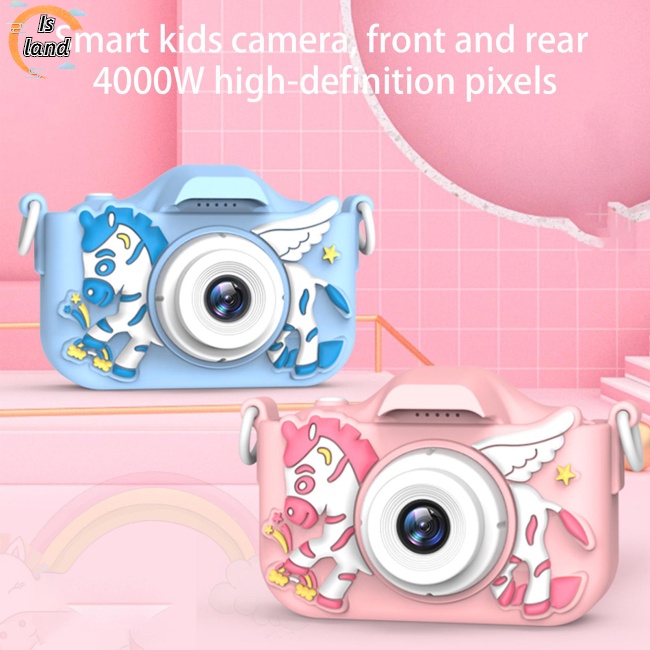 Máy Ảnh Kỹ Thuật Số 2.0ips Hd Họa Tiết Hoạt Hình Dễ Thương Dùng Làm Quà Tặng Sinh Nhật Cho Bé