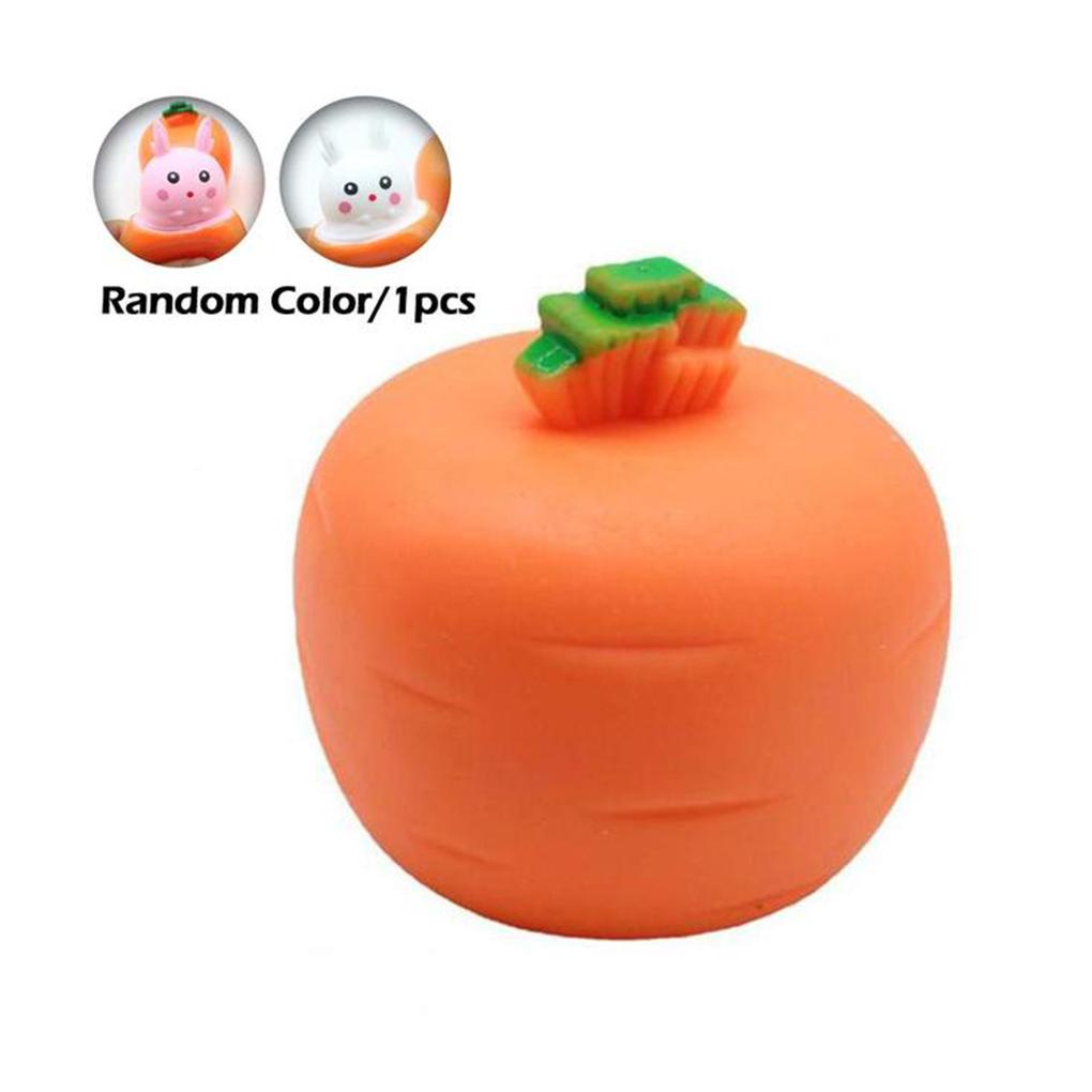 (runbu) Đồ Chơi Bóp Giảm Căng Thẳng Hình Thỏ Cà Rốt Hoạt Hình Đáng Yêu Cho Trẻ Em