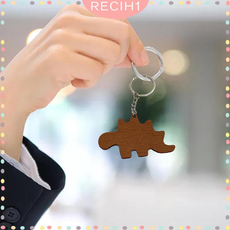 [Recih] Mặt Dây Chuyền Khủng Long Dino Trang Trí Túi Xách / Móc Khóa Thời Trang DIY