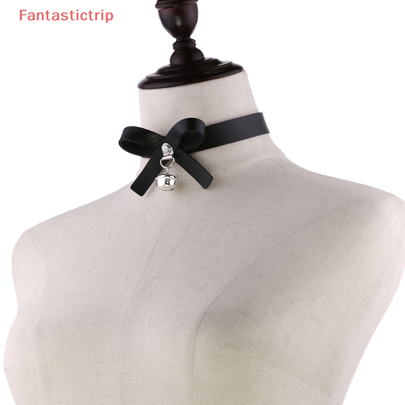 [Fantastictrip] Vòng Cổ Choker Bằng Da Phong Cách Punk Gothic Thời Trang Cho Nam Và Nữ