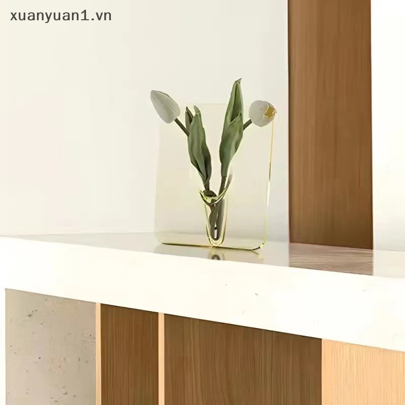 1 Lọ Hoa Trong Suốt Kiểu Khung Ảnh Đơn Giản Hiện Đại 2023