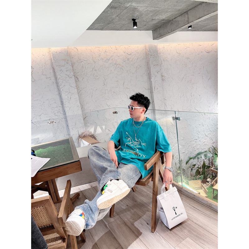 Arc88ter &amp; - 2023 Áo Thun Tay Ngắn In Hình Pickle Cổ Điển Phong Cách Mỹ