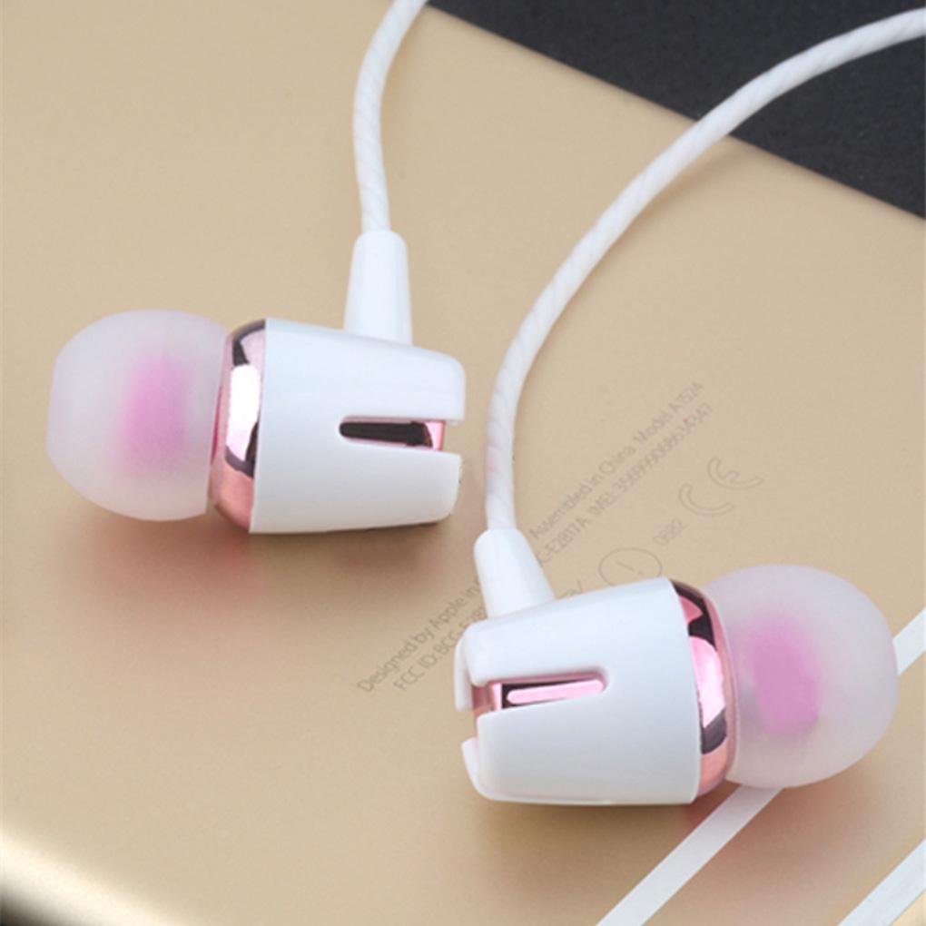 Tai Nghe Nhét Tai Có Mic Và Nút Điều Chỉnh Âm Lượng Màu Dạ Quang 3 / 5mm