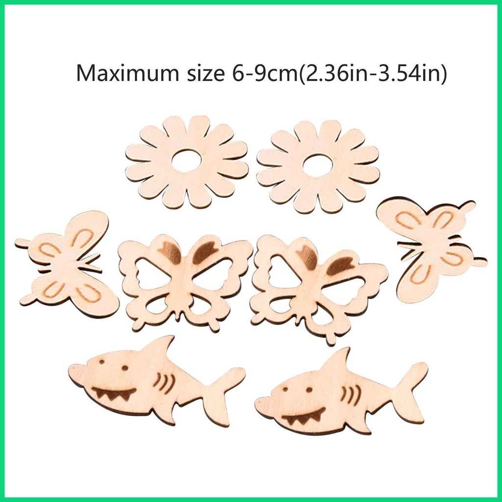 Set 8 Phụ Kiện Trang Trí Sổ Tay / Mặt Dây Chuyền Hình Động Vật Graffiti DIY