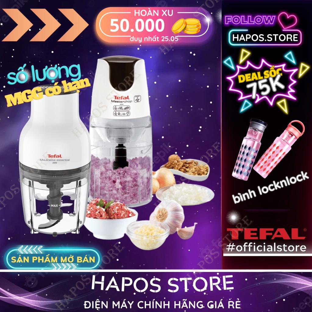 Máy xay thịt cối nhựa đa năng Tefal 300-500W, cối xay thịt cá mini dung tích 400ml-500ml làm đồ ăn dặm - HAPOS