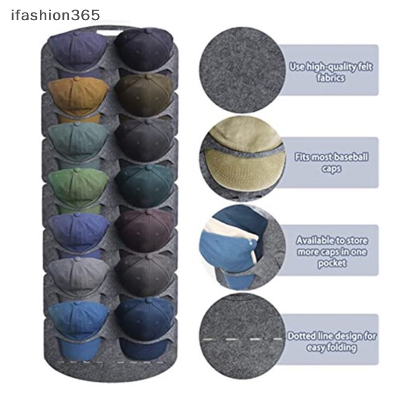 Giá Treo Mũ Bóng Chày Có Túi Trong Suốt Tiện Dụng ifashion365