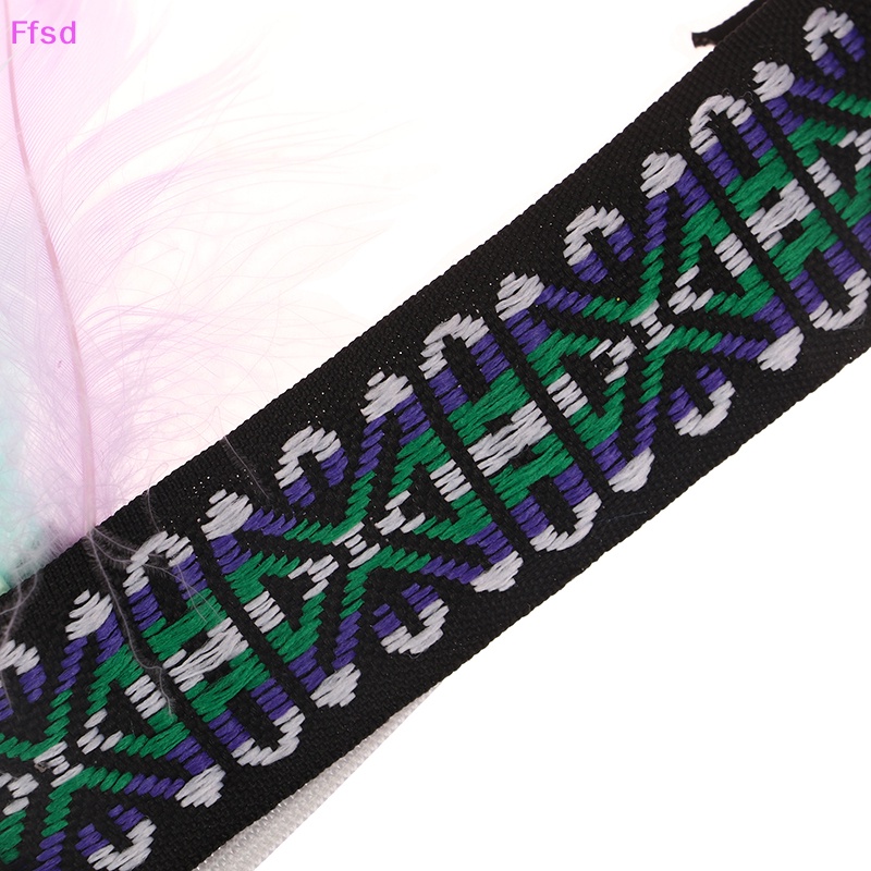 {Ffsd} Băng Đô Cài Tóc Đính Lông Vũ Nhiều Màu Sắc Thời Trang Sáng Tạo Làm Bằng Thủ Công Dành Cho Biểu Diễn