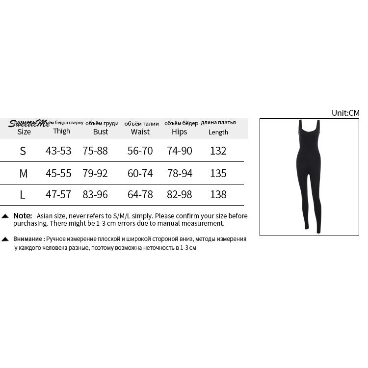 Áo liền quần Sát Nách Màu Trơn Dáng Ôm Gợi Cảm Thời Trang 2023 Cho Bạn Gái