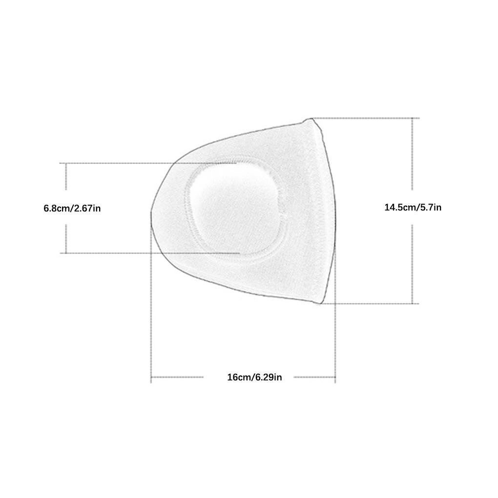 1 Cặp Vỏ Bọc Giày Bốt Thể Thao Bằng Nylon Spandex Nửa Bàn Tay Có Thể Giặt