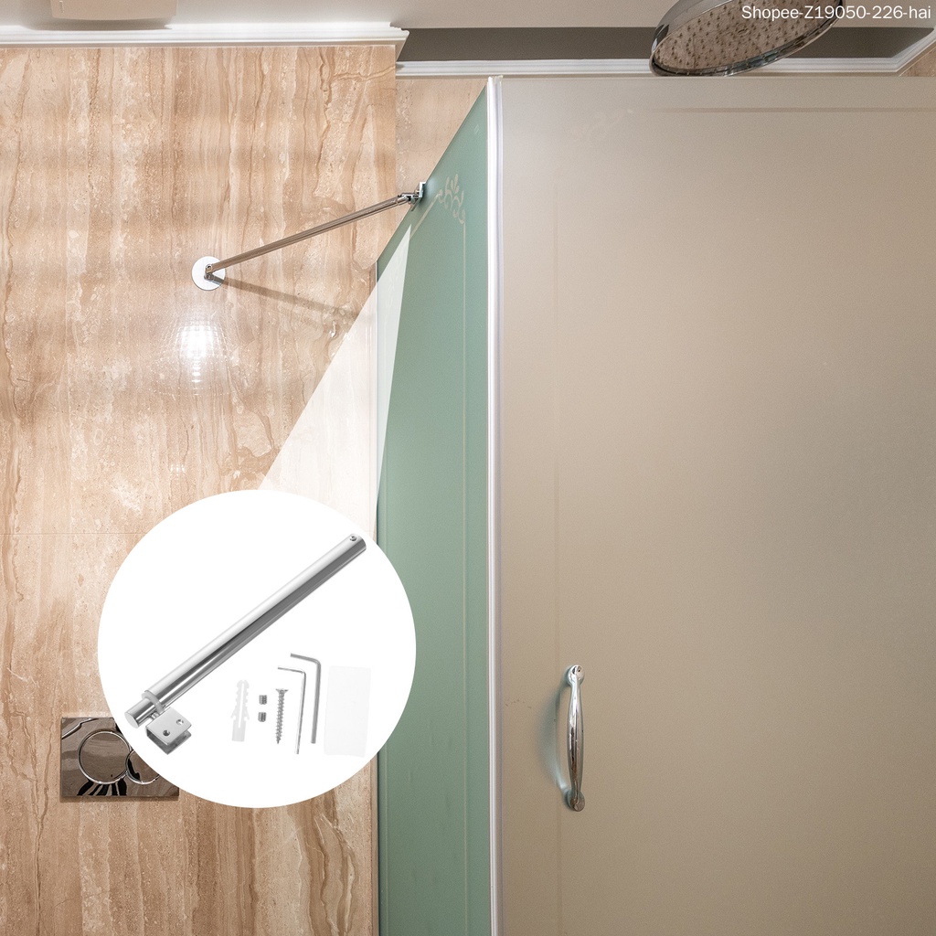 Giá Đỡ Thanh Kéo Cửa Kính Nhà Tắm Tiện Lợi