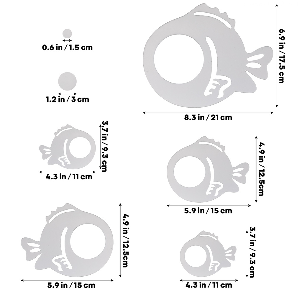 Miếng Dán Tường Trang Trí Phòng Khách Hình Cá Bằng Acrylic