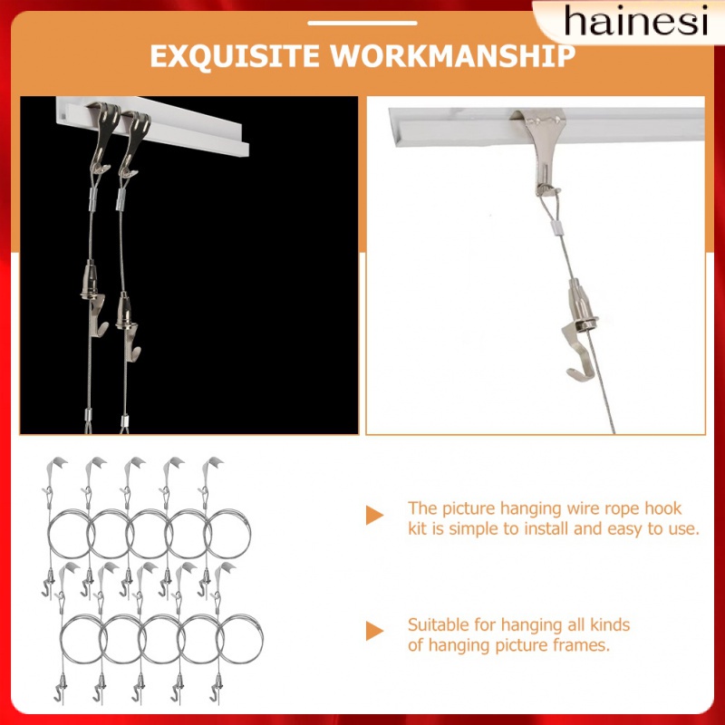 Set 10 Móc Treo Dây Ảnh