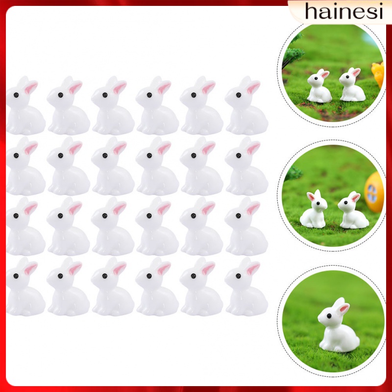 Set 40 Mô Hình Thỏ Mini Trang Trí Bánh Kem