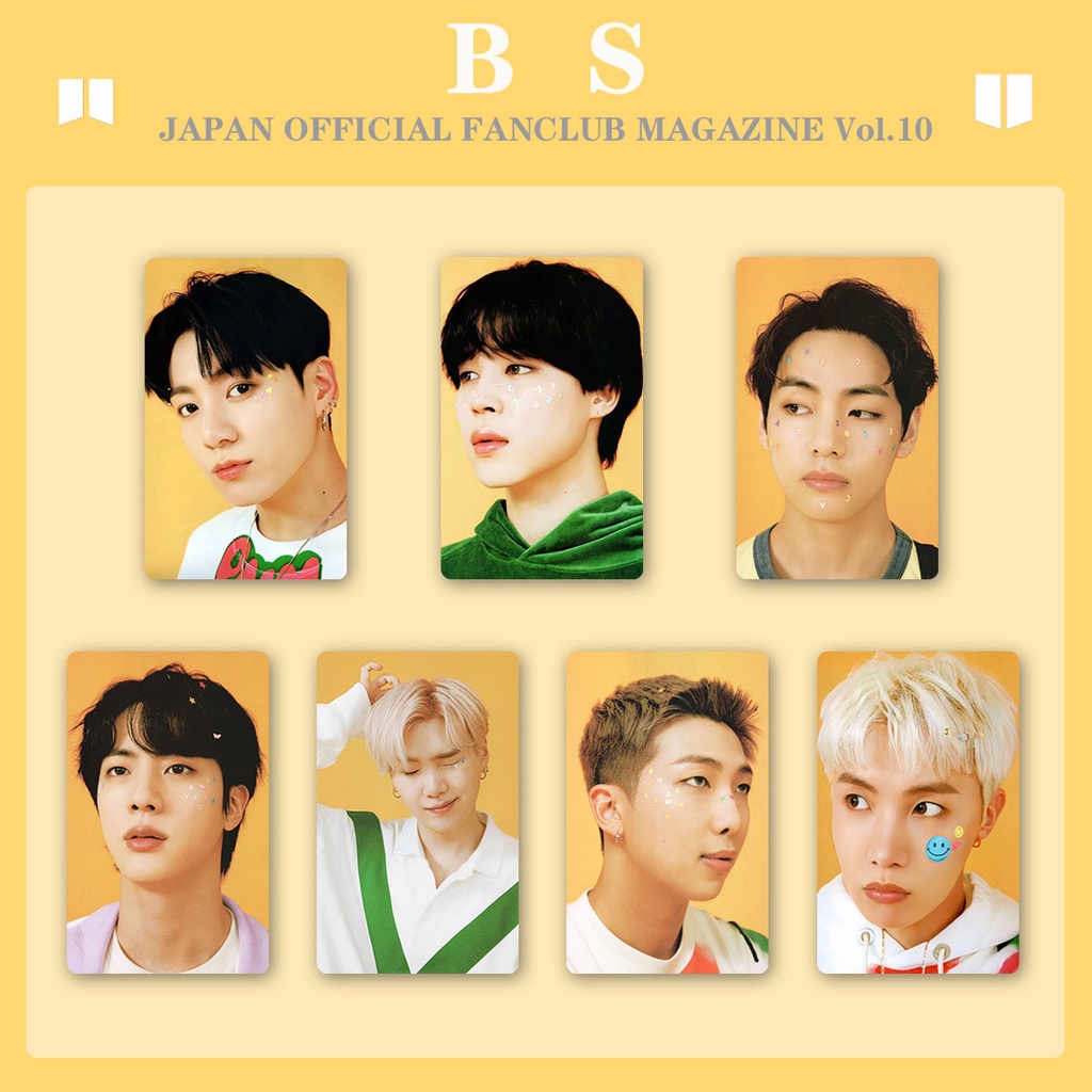 Bộ Sưu Tập Ảnh Thẻ Hình Nhóm Nhạc BTS Nhật Bản Vol.10