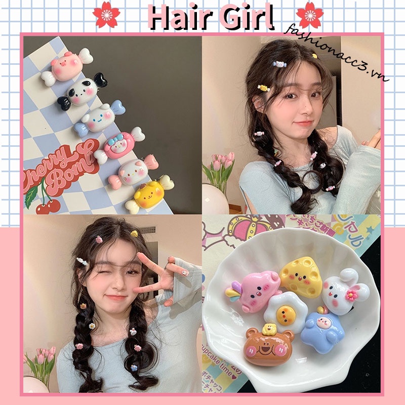 Kẹp Tóc Mini Hình Kẹo Ngọt Ngào Dễ Thương Phong Cách Nhật Bản Cho Nữ