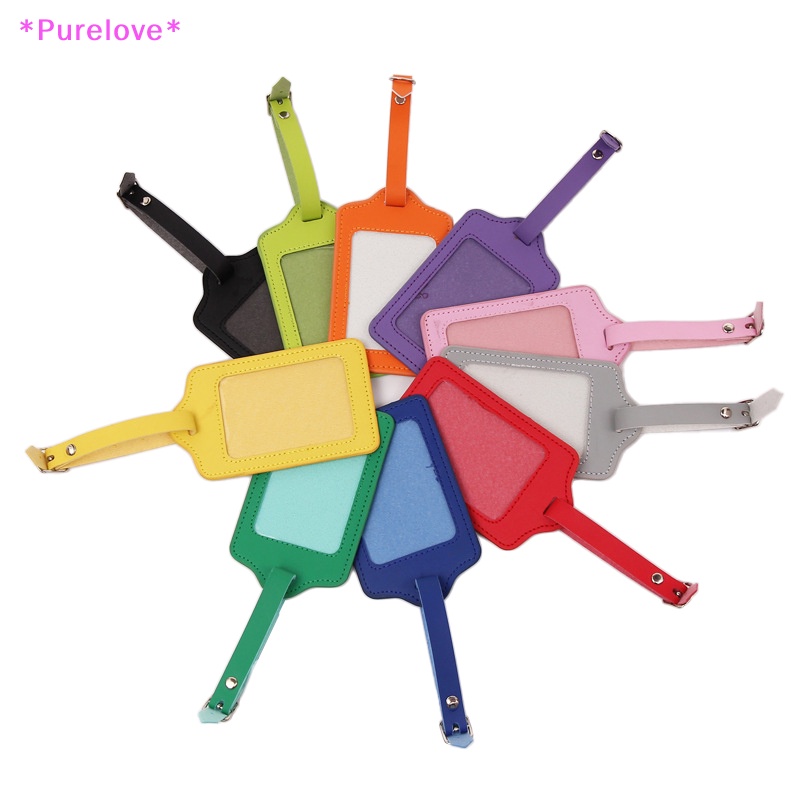 Thẻ Đeo Hành Lý Bằng Da Pu Tiện Dụng Khi Đi Du Lịch Mới