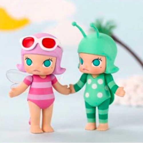★Hgtoys★ Búp Bê Popmart MOLLY Côn Trùng Bí Ẩn Trang Trí