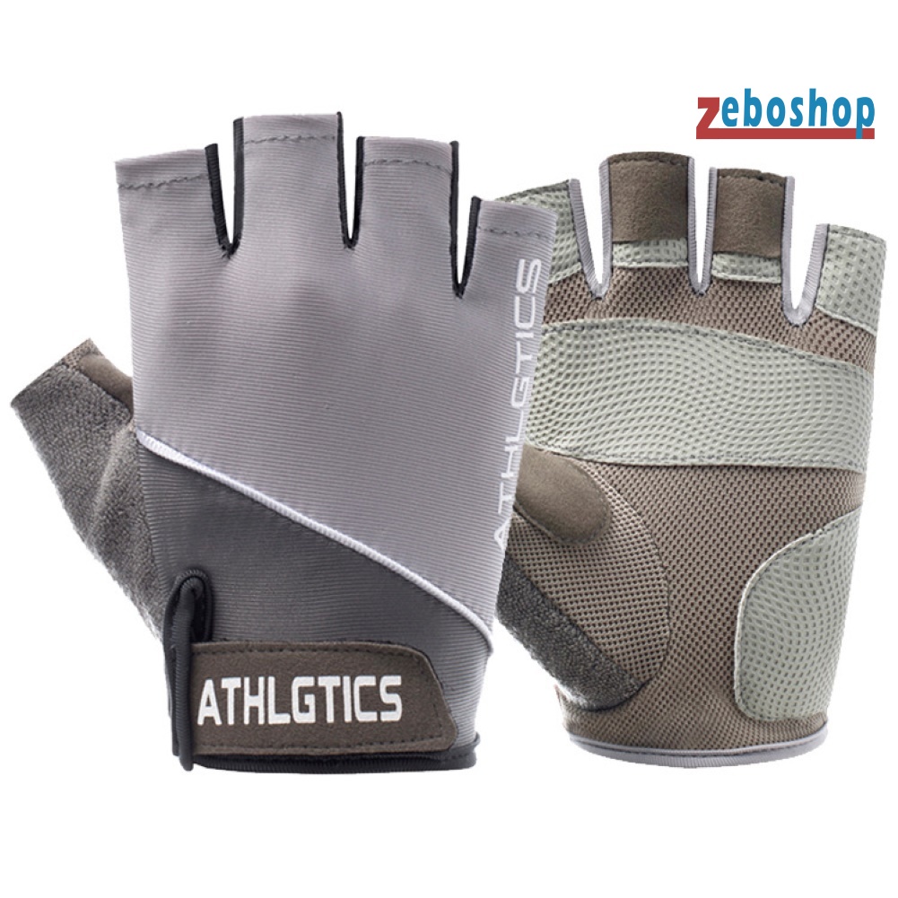 1 Đôi Găng Tay Thể Thao Nửa Ngón Chống Trượt Thoáng Khí Cho Nam Nữ