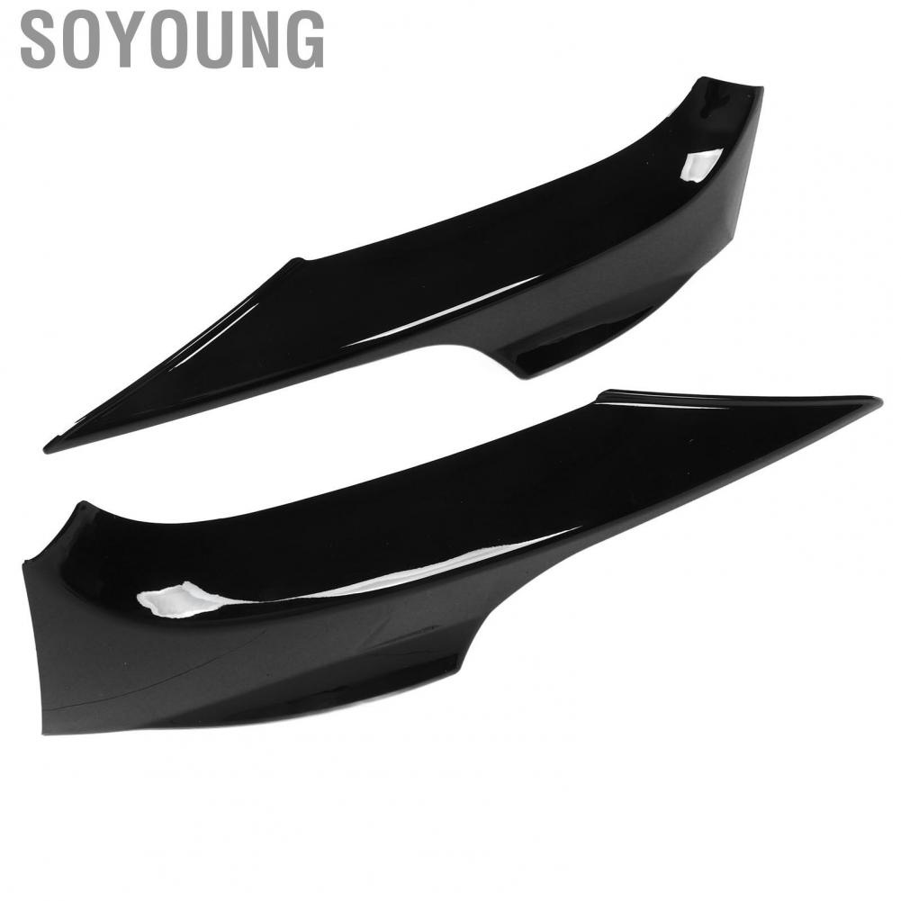 Soyoung Front Bumper Diffuser Sporty Style Lip Spoiler  Collision for 3 Series E92 E93 M Sport 2006‑2009