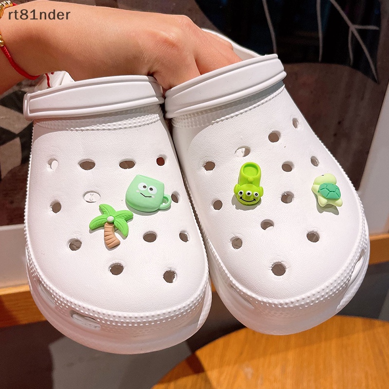 Rt 1 Bộ Phụ Kiện Trang Trí Giày Hình Giày Croc Hoạt Hình Dễ Thương Có Thể Tháo Rời DIY Làm Quà Tặng Lễ Hội Cho Bé n