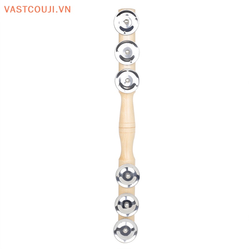 Chuông Lắc Cầm Tay Một Hàng Bằng Gỗ Đồ Chơi Giáo Dục Cho Trẻ