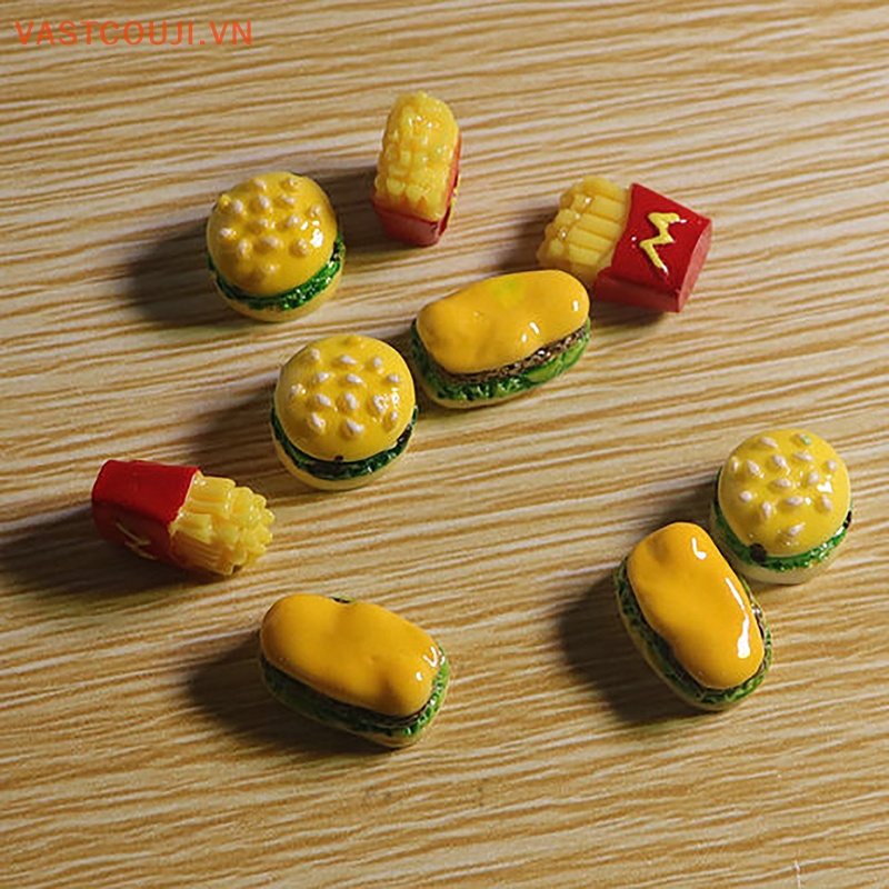 Bộ Mô Hình VASTJI VASTJI Shoog Mini Hình Burger Và Khoai Tây Chiên Dành Cho Nhà Búp Bê